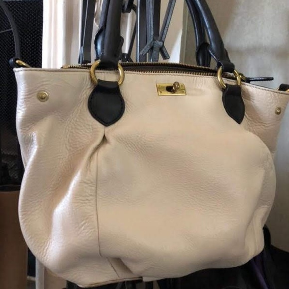 J. Crew Collection Leather Handbad - Picture 1 of 4